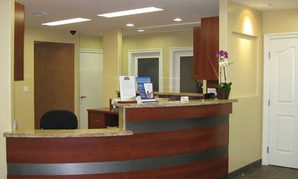 office reception interior designers decorator kolkata